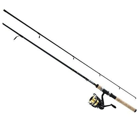 Daiwa DShock PreMounted Spinning Combo, No Line 7' 2Pc Med Heavy 30Lb Rod, 4000 Bi Spin Reel DSK40-B/F702MH